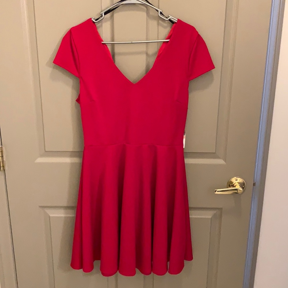 Red dress